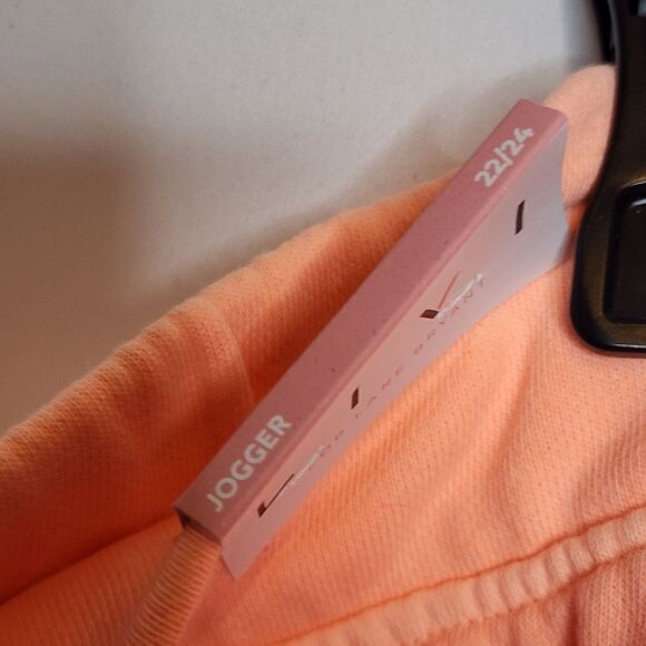 22W 24W Lane Bryant Orange Jogger Pant Sweatpants Pockets Livi Active Plussize - Picture 6 of 11